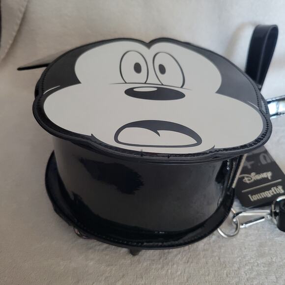 Loungefly Disney Spooked Mickey Mouse Convertible Mini Backpack Purse Glow dark - Picture 9 of 9